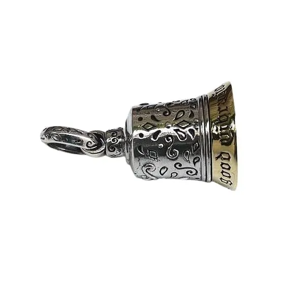 Eye of God Sterling Silver Bell Pendant