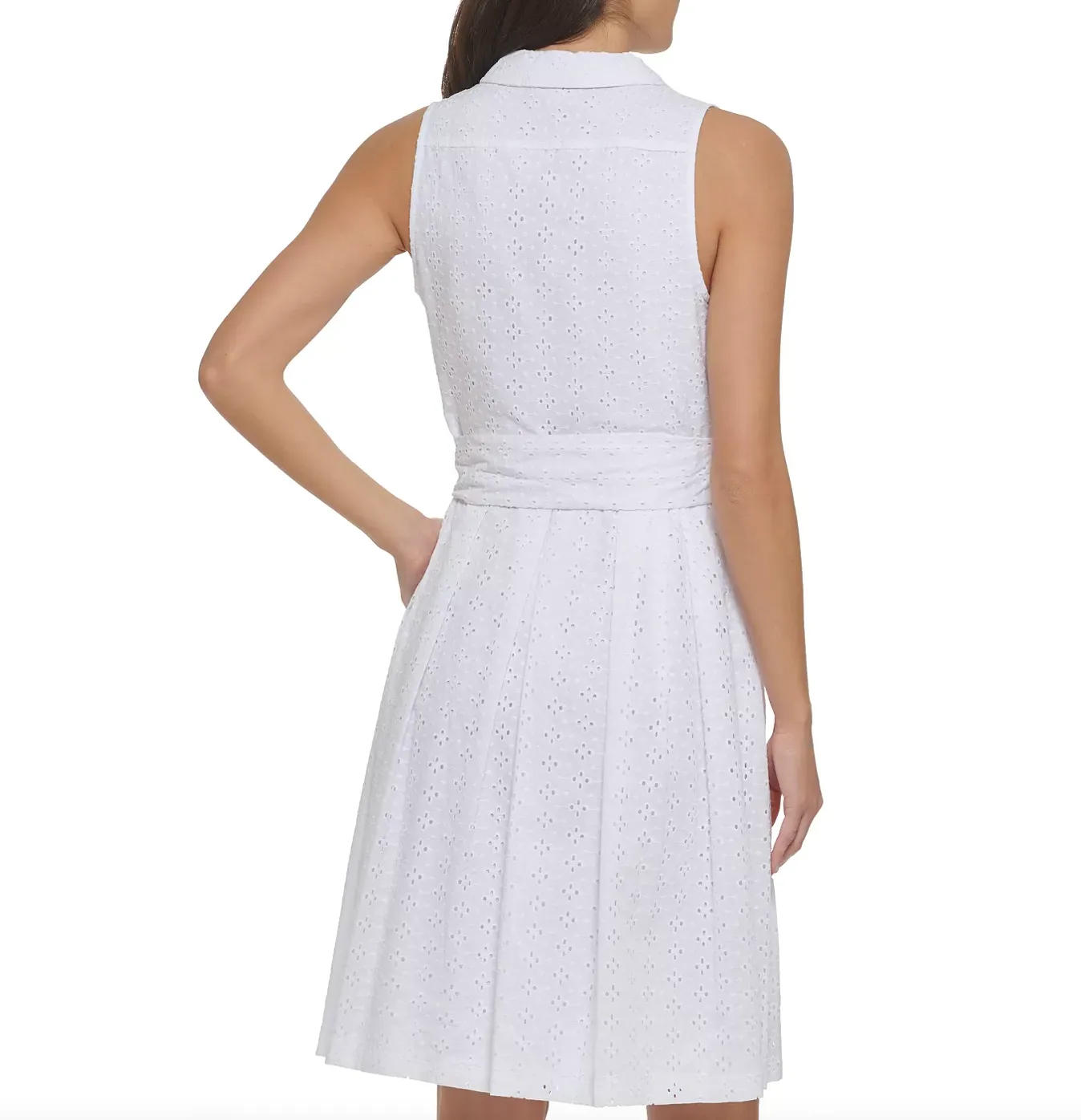 Eyelet Shirtdress