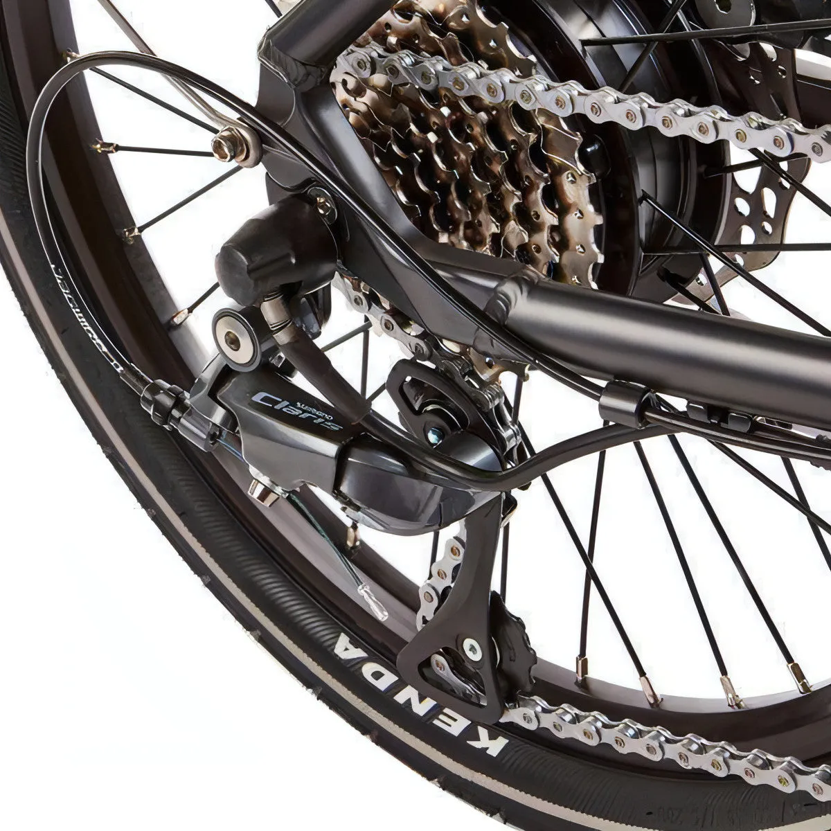 Ezego Fold LS Electric Folding Bike - Grey