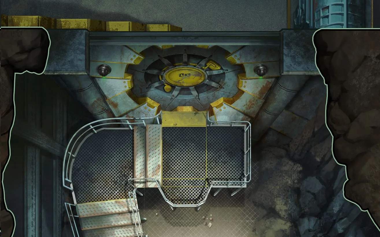 Fallout: The Roleplaying Game - Map Pack 1: Vault (PDF)