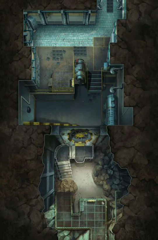Fallout: The Roleplaying Game - Map Pack 1: Vault (PDF)