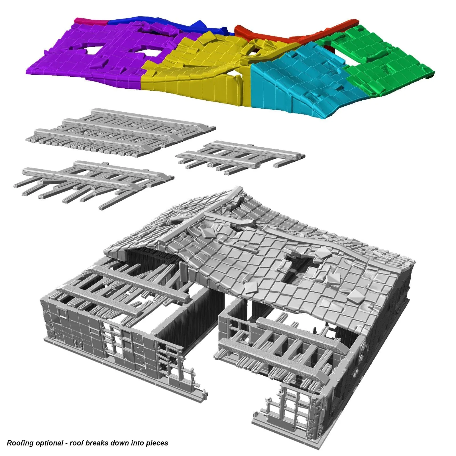 Fallout: Wasteland Warfare - Print at Home - Sanctuary Hill House STL