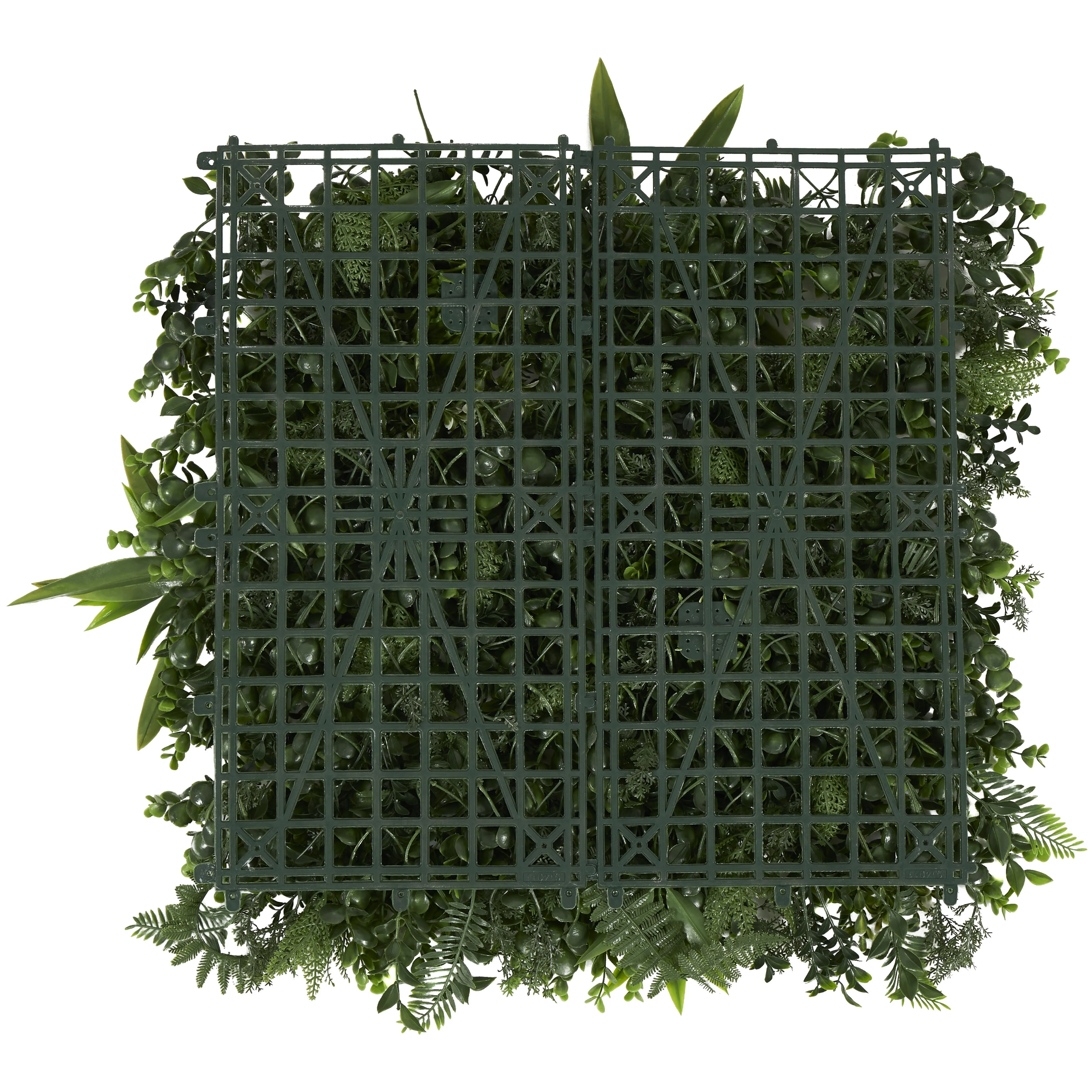 FAUX FOLIAGE WALL 20 INCH SQUARE