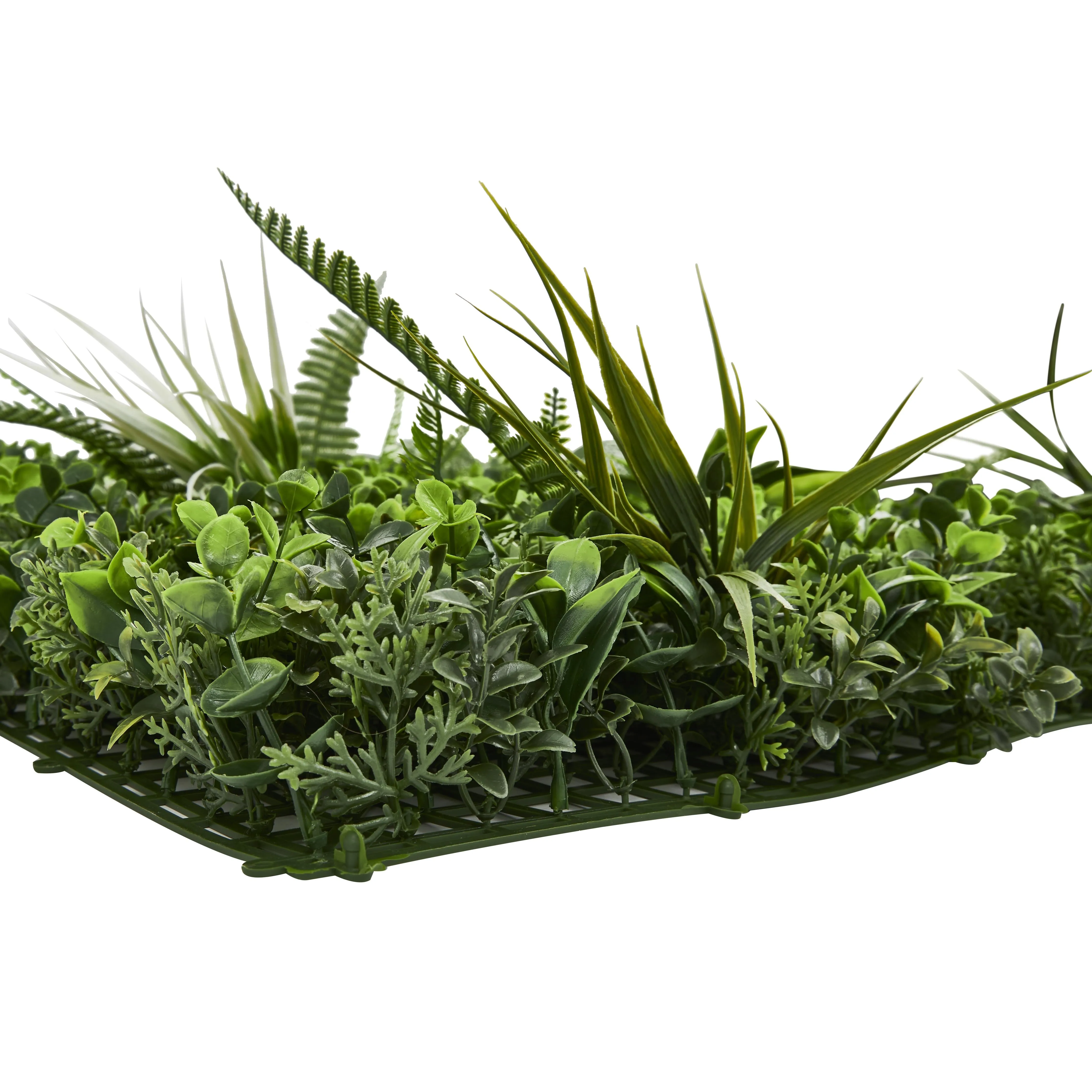 FAUX FOLIAGE WALL 20 INCH SQUARE