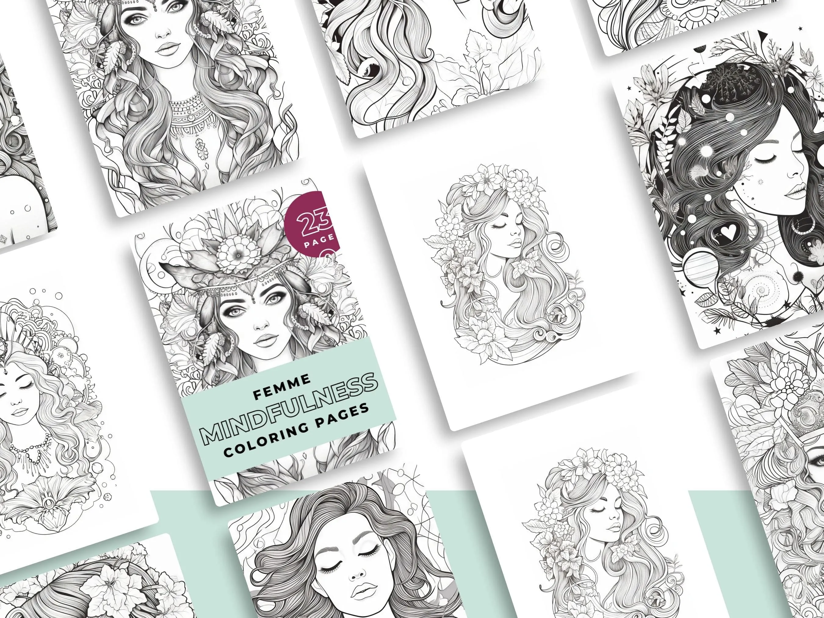 Femme Coloring Pages