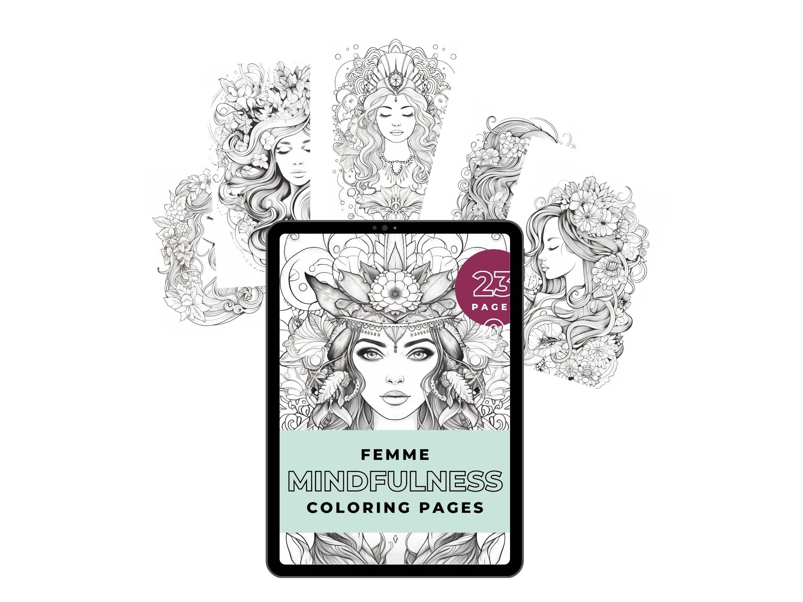 Femme Coloring Pages