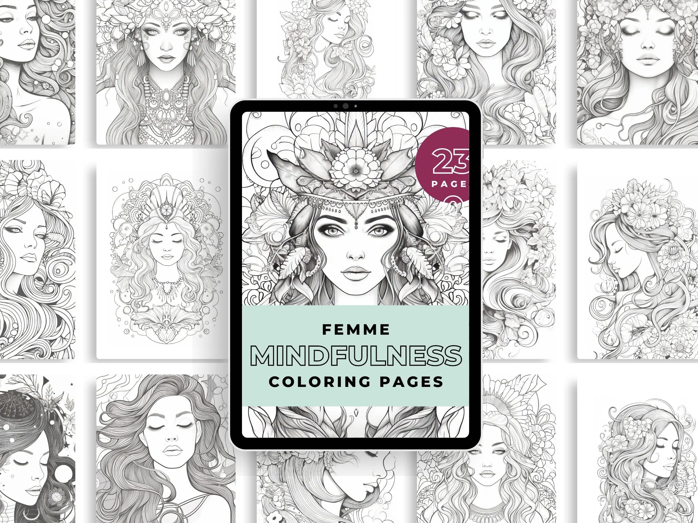 Femme Coloring Pages