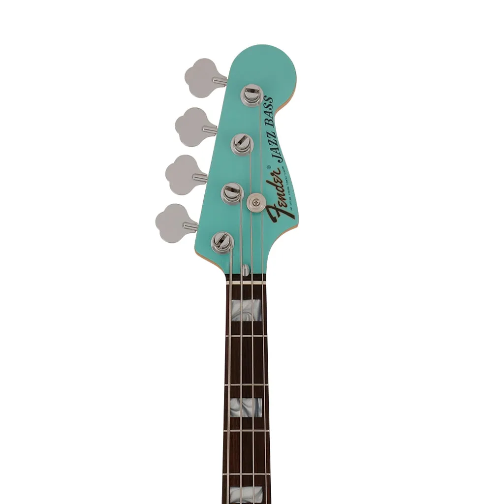 Fender JINO Jazz Bass Guitar, RW FB, Seafoam Green