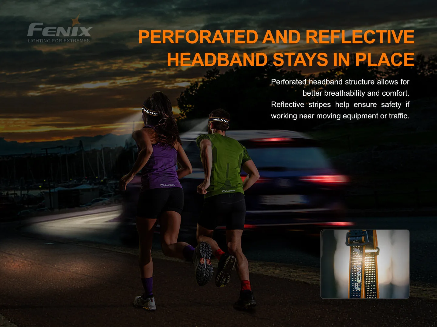 FENIX HM51R Ruby V2.0 RECHARGEABLE HEADLAMP - Full Black