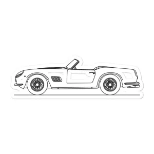Ferrari 250 GT California Silhouette Sticker