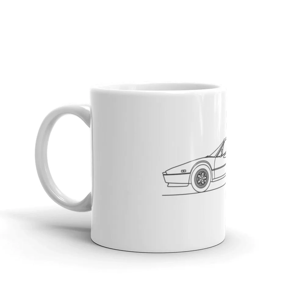 Ferrari 308 GTS silhouette Mug