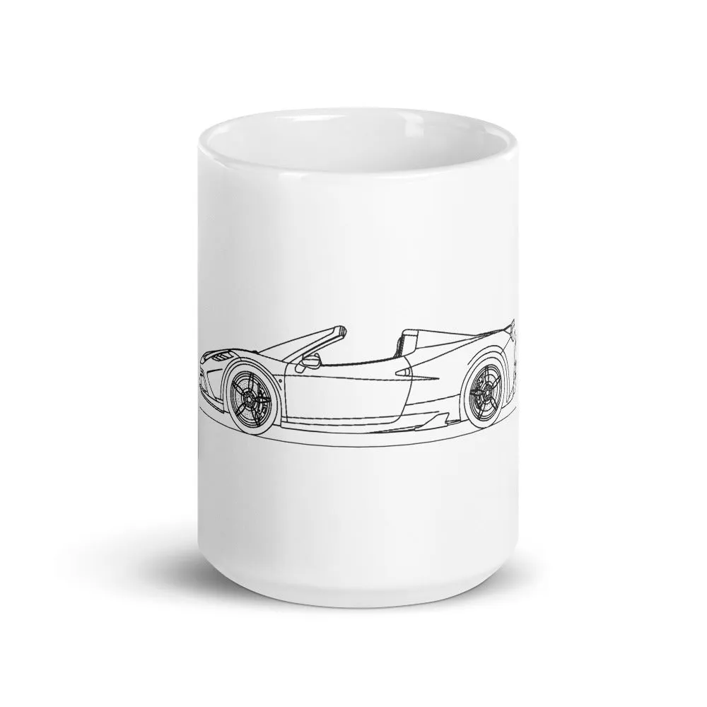 Ferrari 458 Speciale Aperta silhouette Mug
