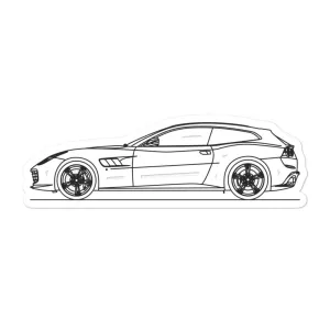Ferrari GTC4Lusso Silhouette Sticker