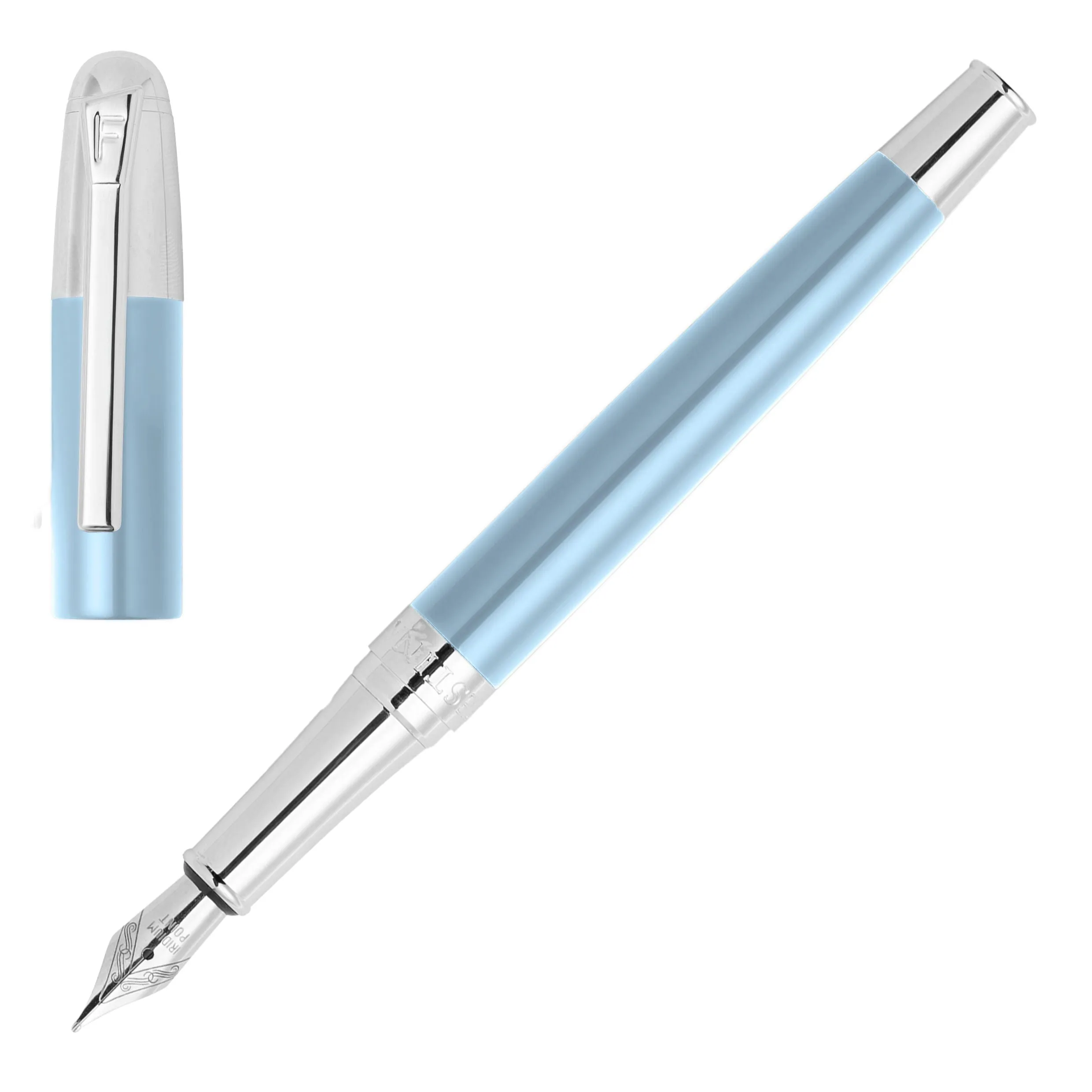 Festina FPBP387M-Set Classicals Chrome Light Blue (ballpoint pen & fountain pen)