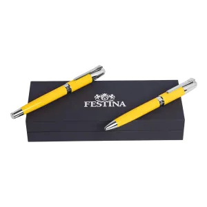 Festina FPBP387S-Set Classicals Chrome Yellow (ballpoint pen & fountain pen)