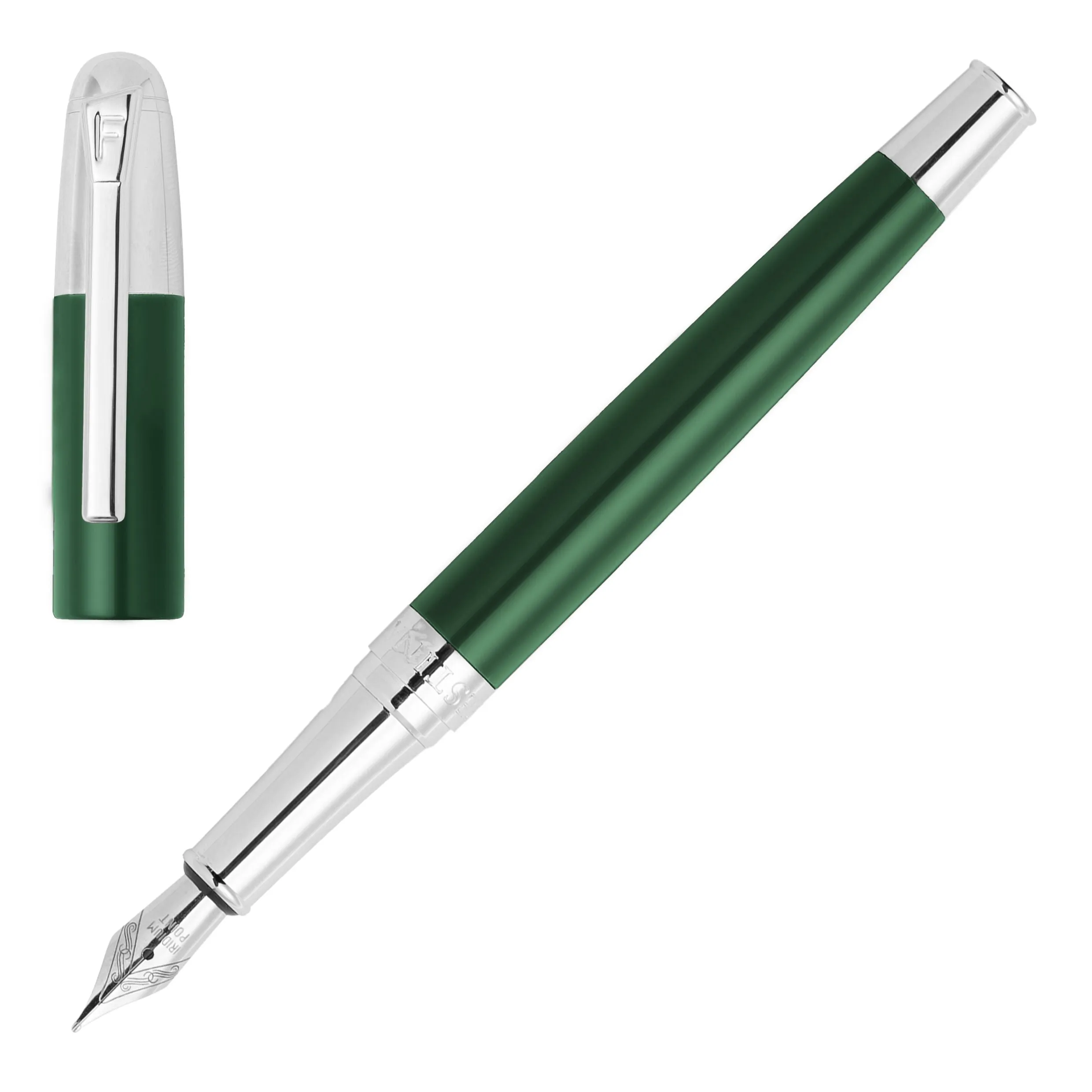 Festina FPBP387T-Set Classicals Chrome Green (ballpoint pen & fountain pen)