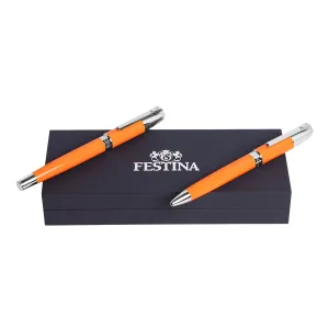 Festina FPBP387U-Set Classicals Chrome Orange (ballpoint pen & fountain pen)