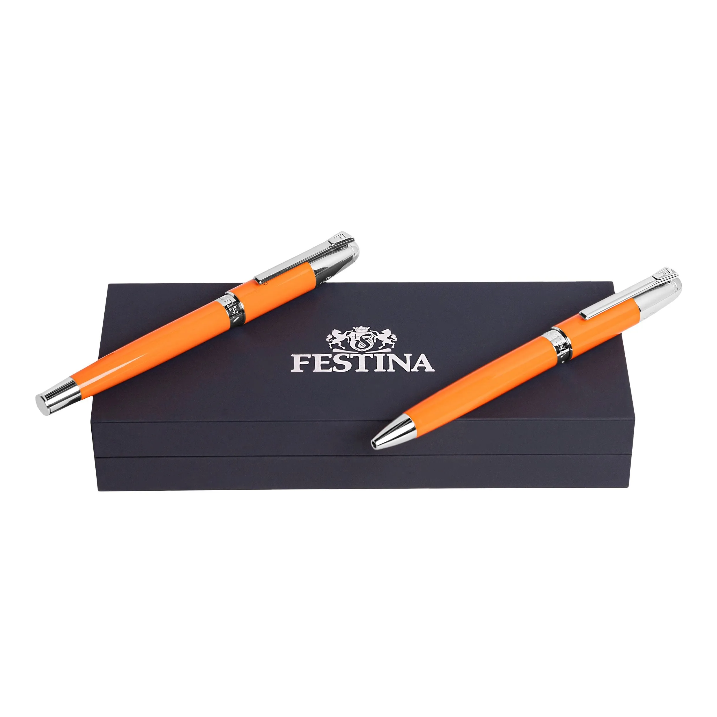 Festina FPBP387U-Set Classicals Chrome Orange (ballpoint pen & fountain pen)