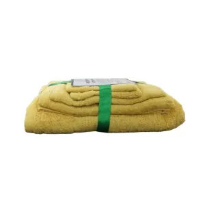 Fine Egyptian Cotton Towels Set 5 Piece Gold