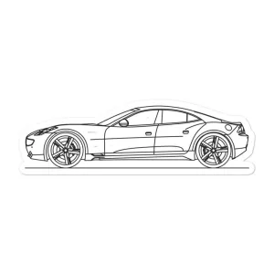 Fisker Karma Outline Sticker