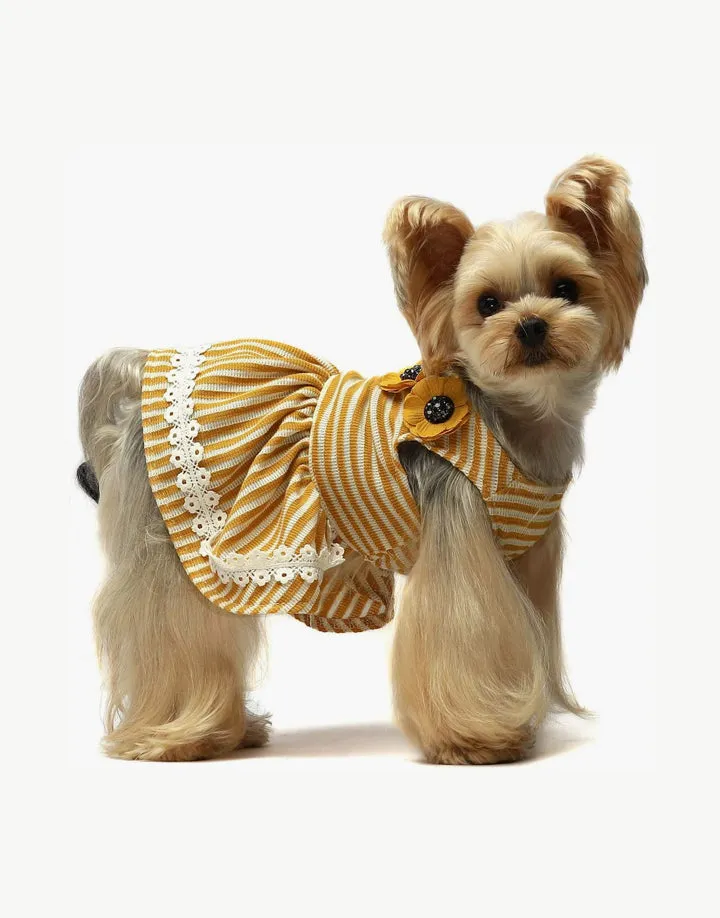 Fitwarm Flowers Dress For Dog