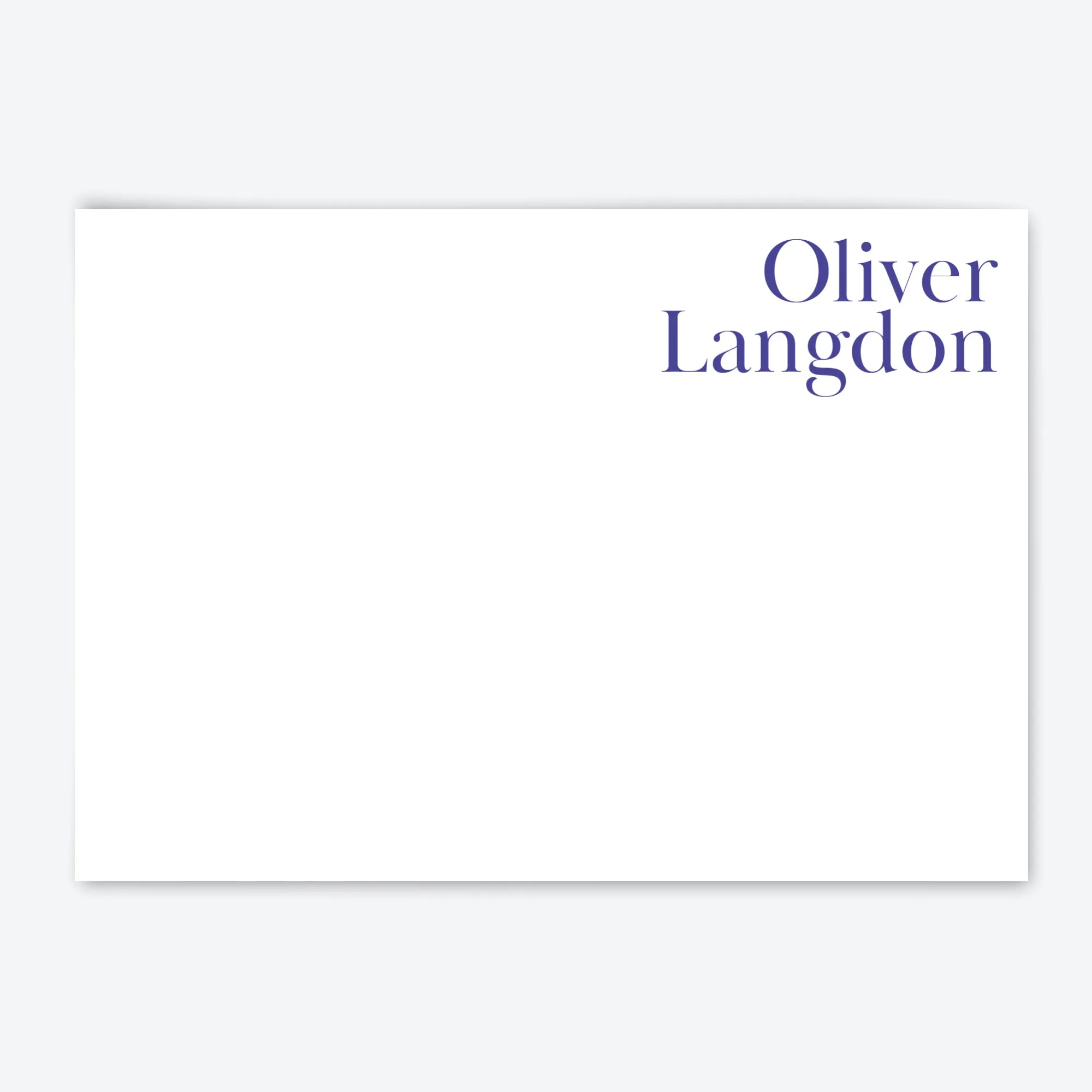 Flat Notecard Stationery Set - 'Leamington Spa'