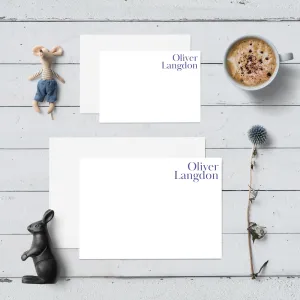 Flat Notecard Stationery Set - 'Leamington Spa'