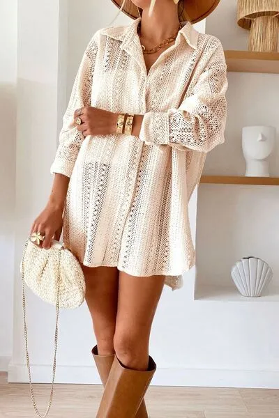 Flirty And Fabulous Crochet Shirt