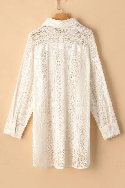 Flirty And Fabulous Crochet Shirt