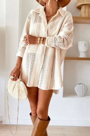 Flirty And Fabulous Crochet Shirt