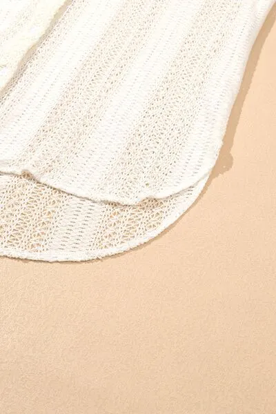 Flirty And Fabulous Crochet Shirt