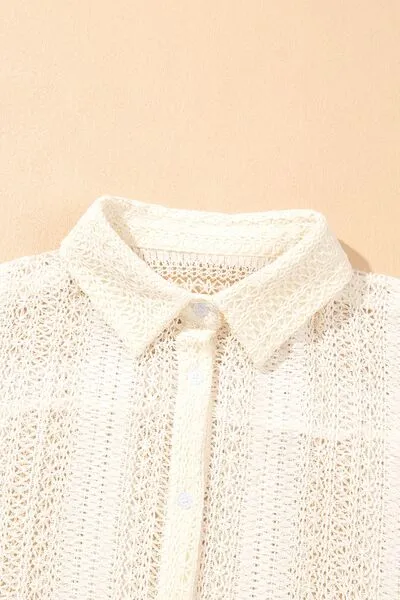 Flirty And Fabulous Crochet Shirt