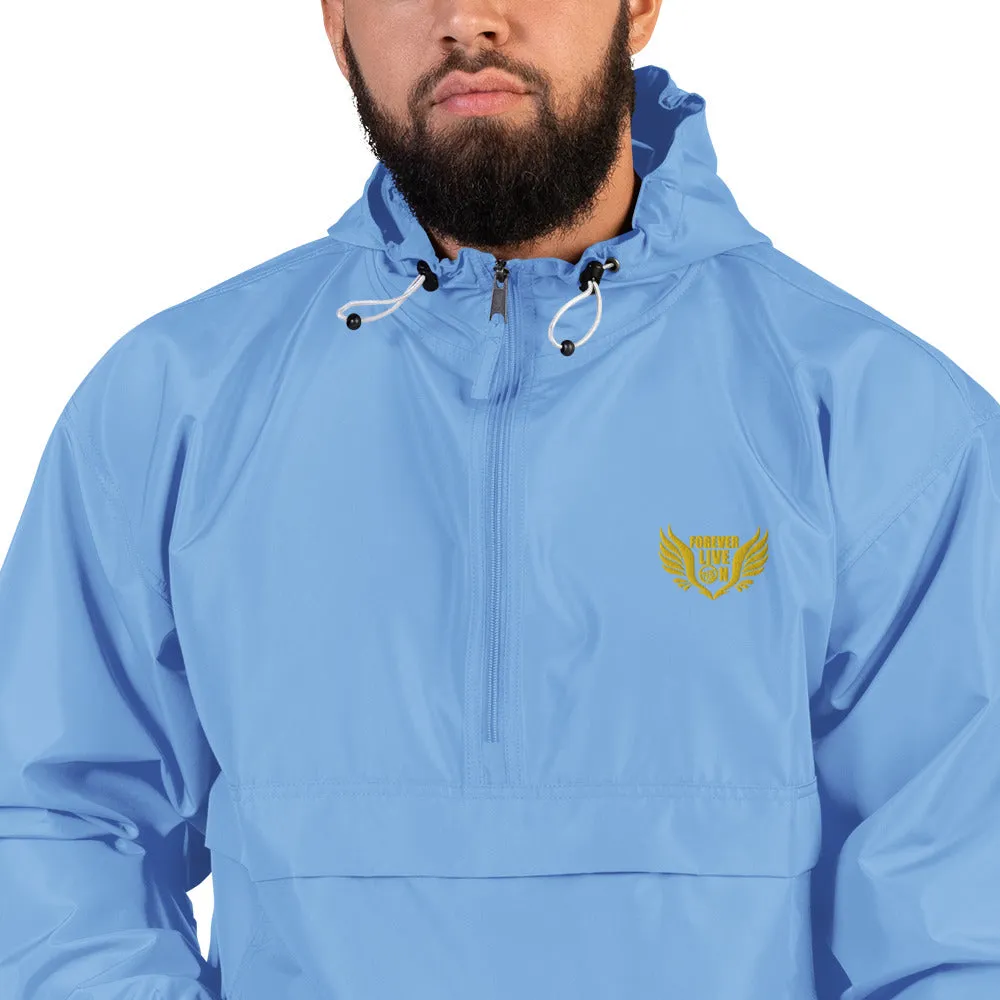 FLO Embroidered Champion Windbreaker Jacket (Gold Edition)