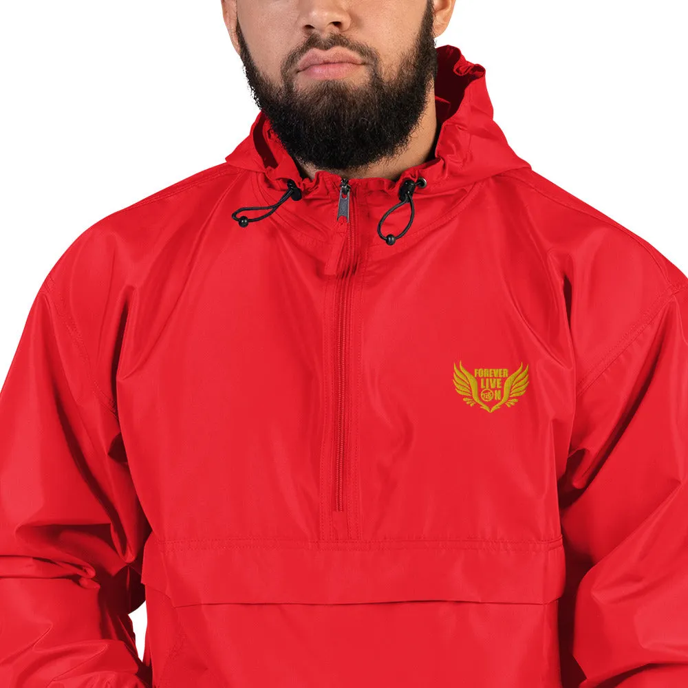 FLO Embroidered Champion Windbreaker Jacket (Gold Edition)