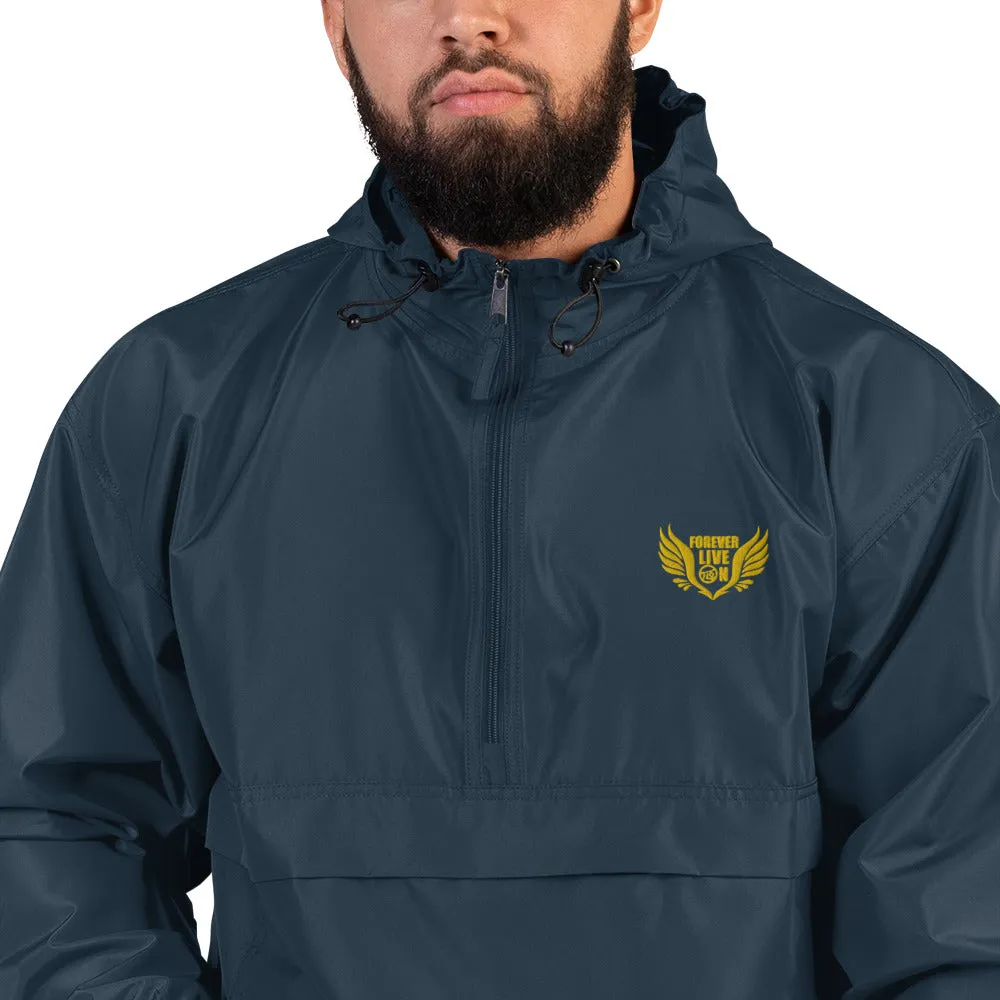 FLO Embroidered Champion Windbreaker Jacket (Gold Edition)