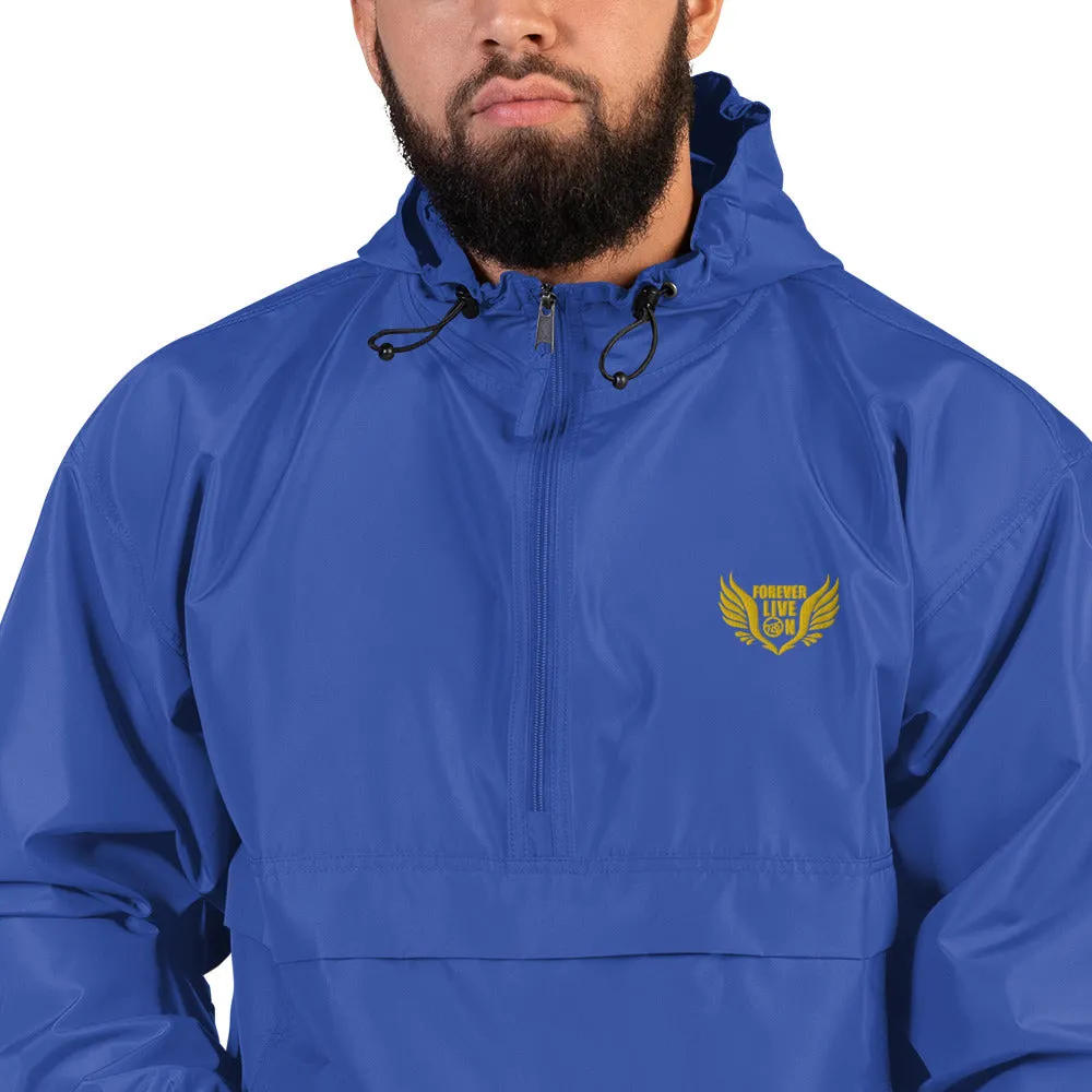 FLO Embroidered Champion Windbreaker Jacket (Gold Edition)
