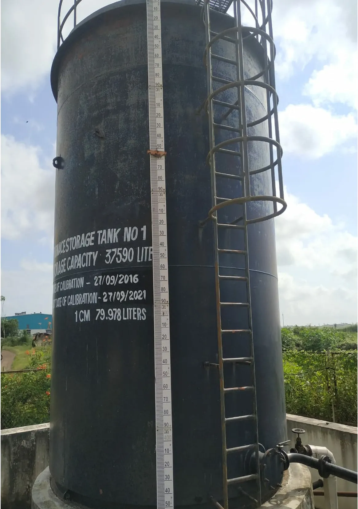 Float & Board level indicator - cm and metre gauge board up to 10 mtrs - LiquiLevel FBS
