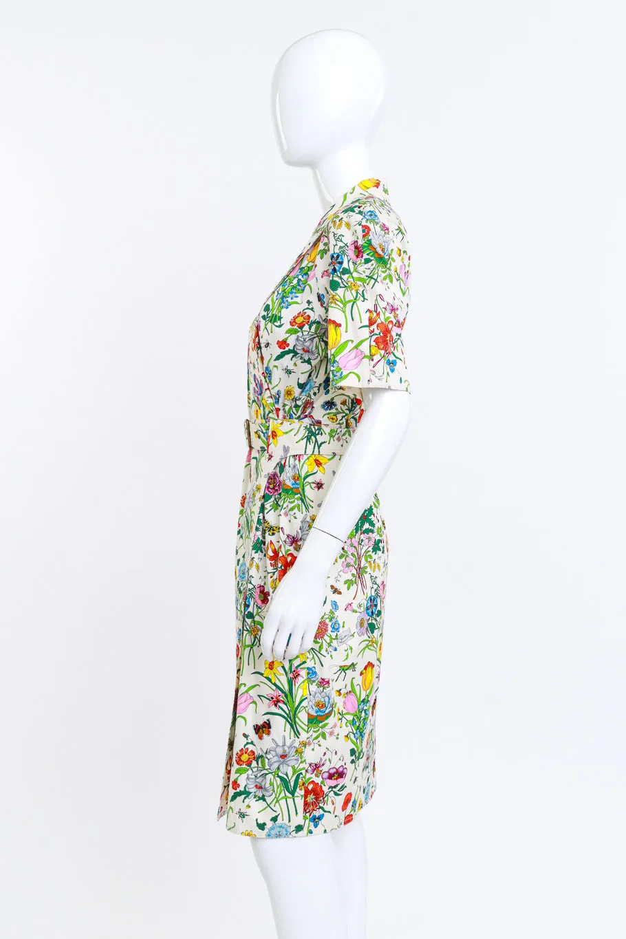 Flora Print Wrap Dress