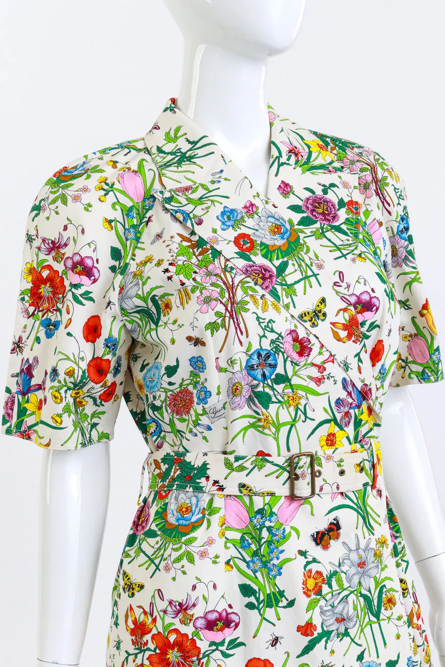 Flora Print Wrap Dress
