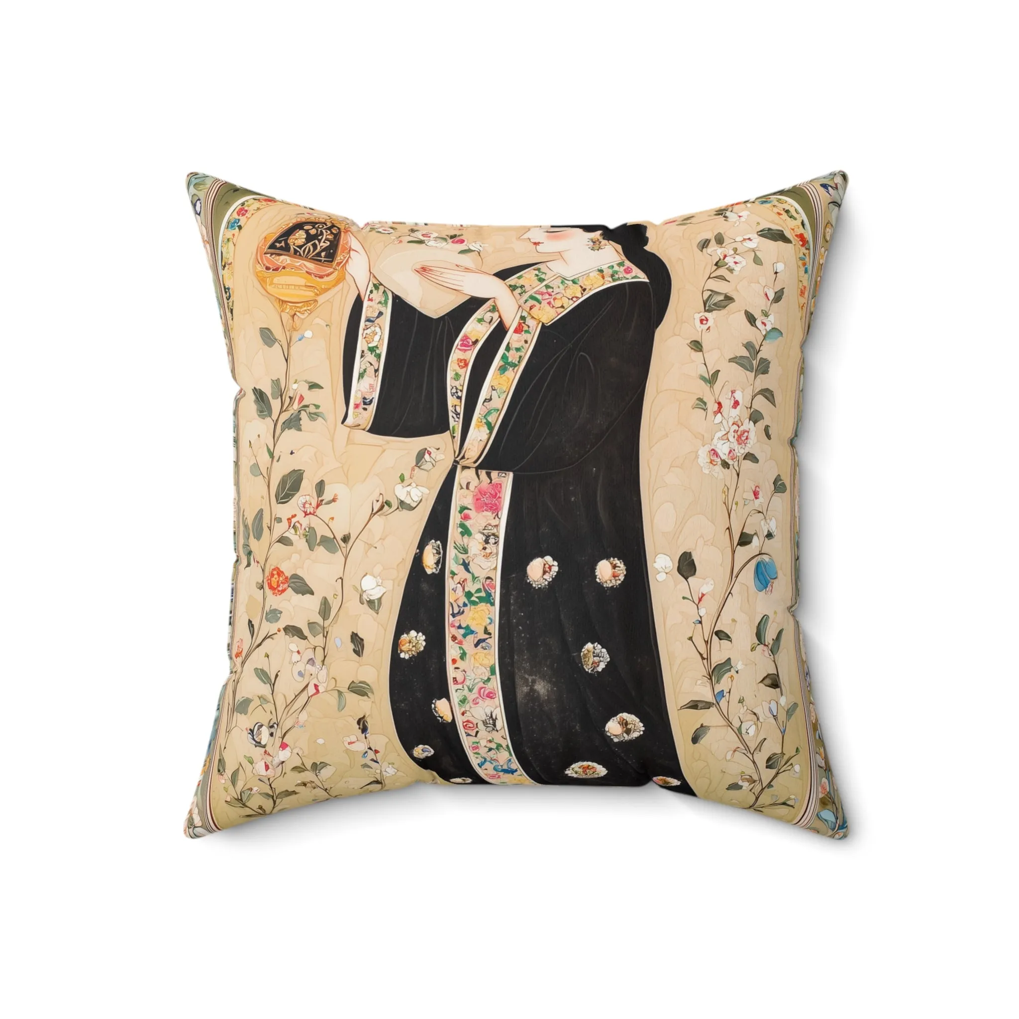 Floral Art Decorative Pillow