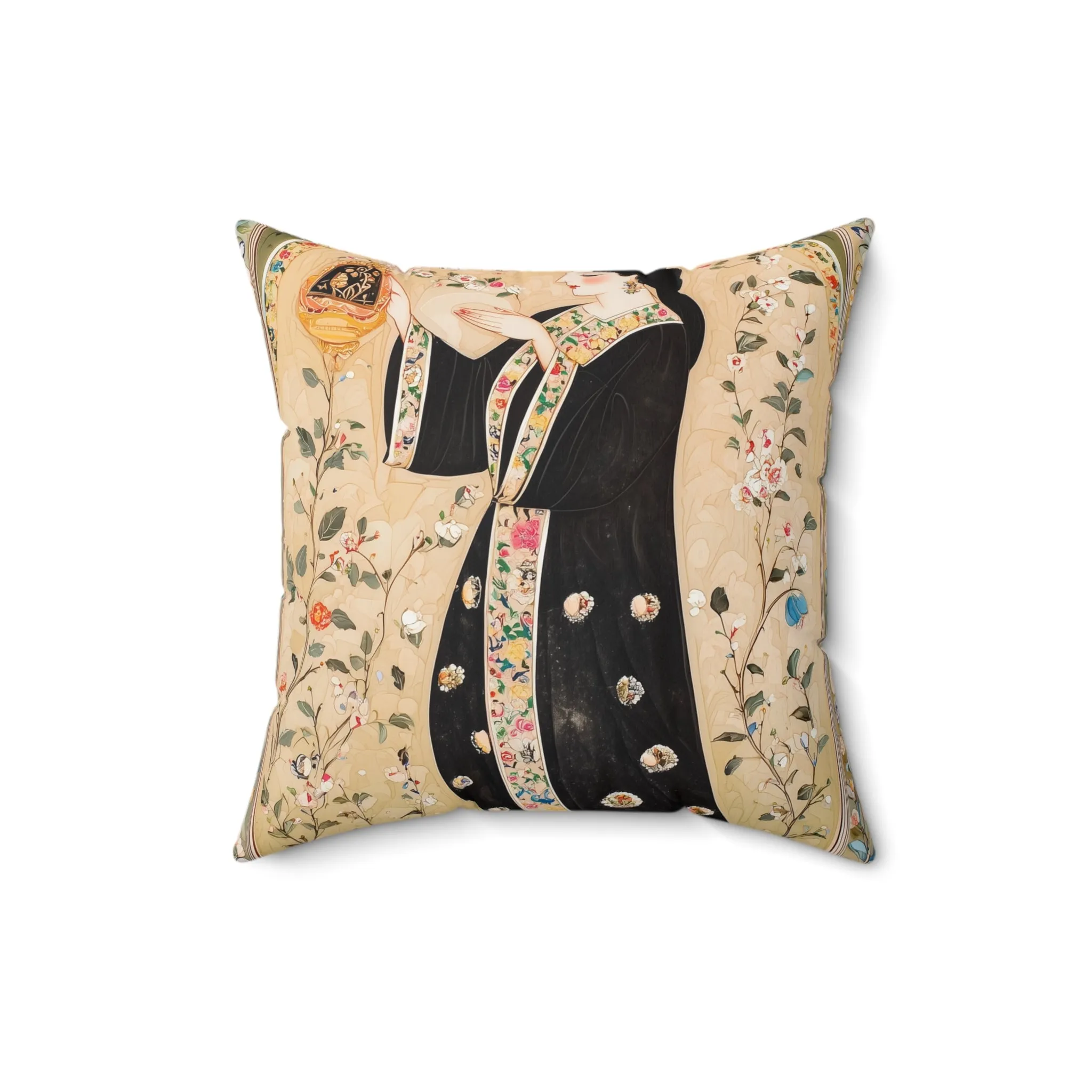 Floral Art Decorative Pillow