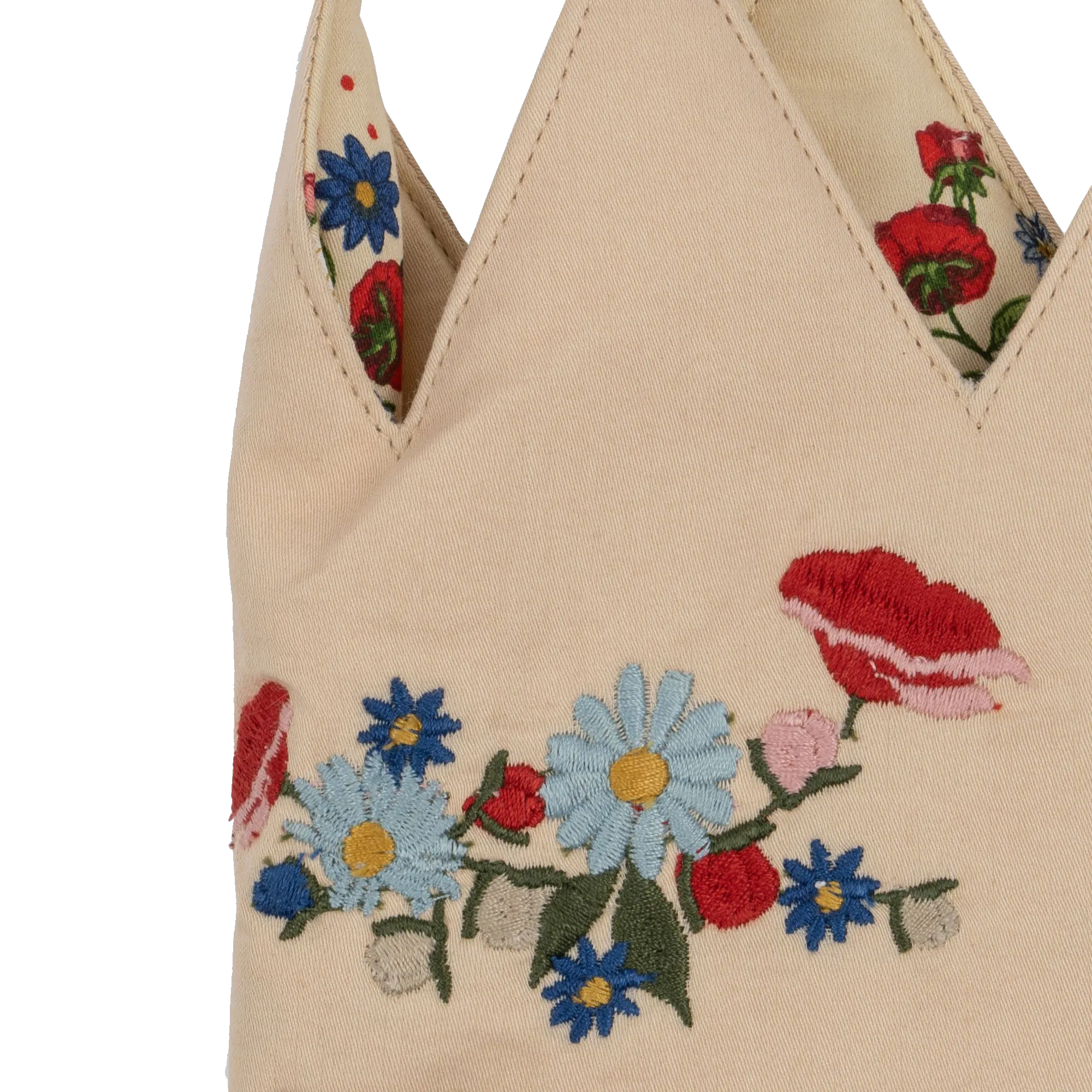 Floral Embroidered Birthday Crown