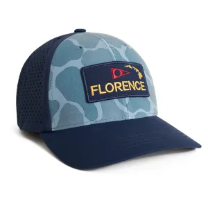 FLORENCE CAMO AIRTEX TRUCKER SEA BLUE