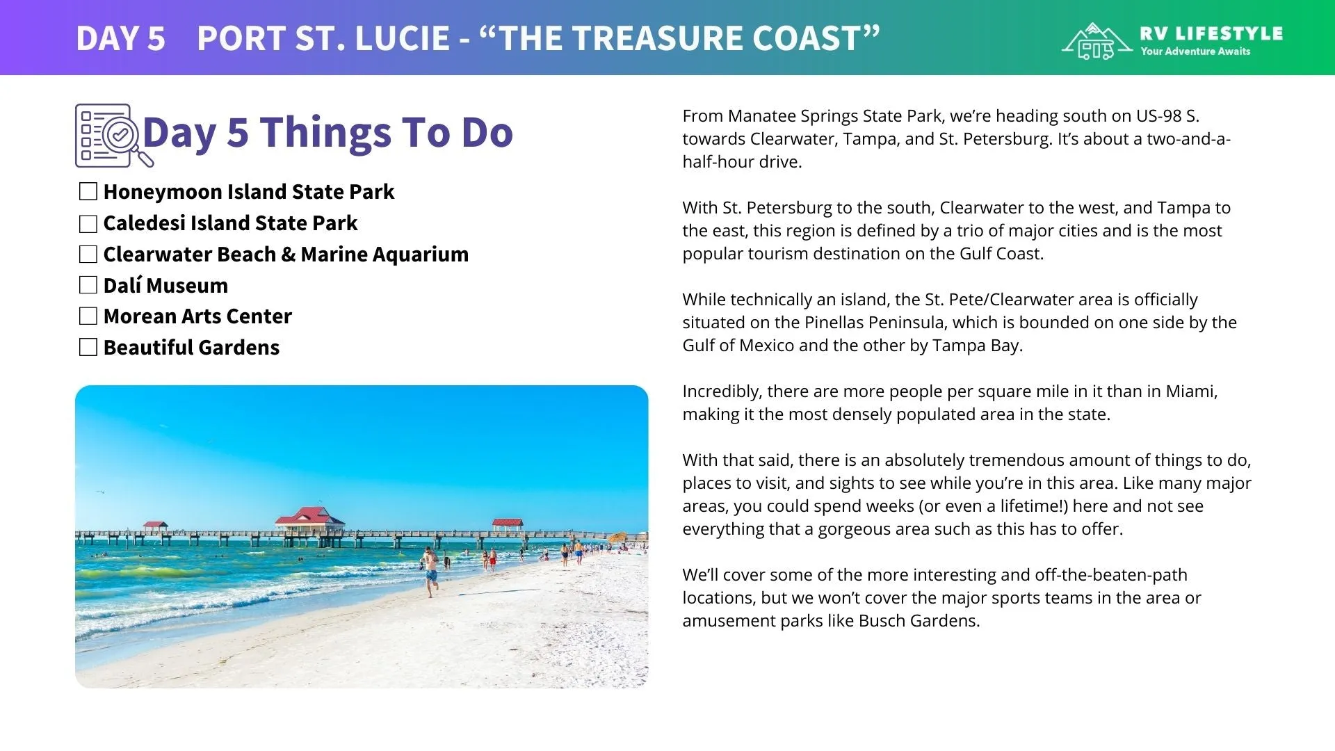 Florida's Gulf Coast RV Adventure Guide