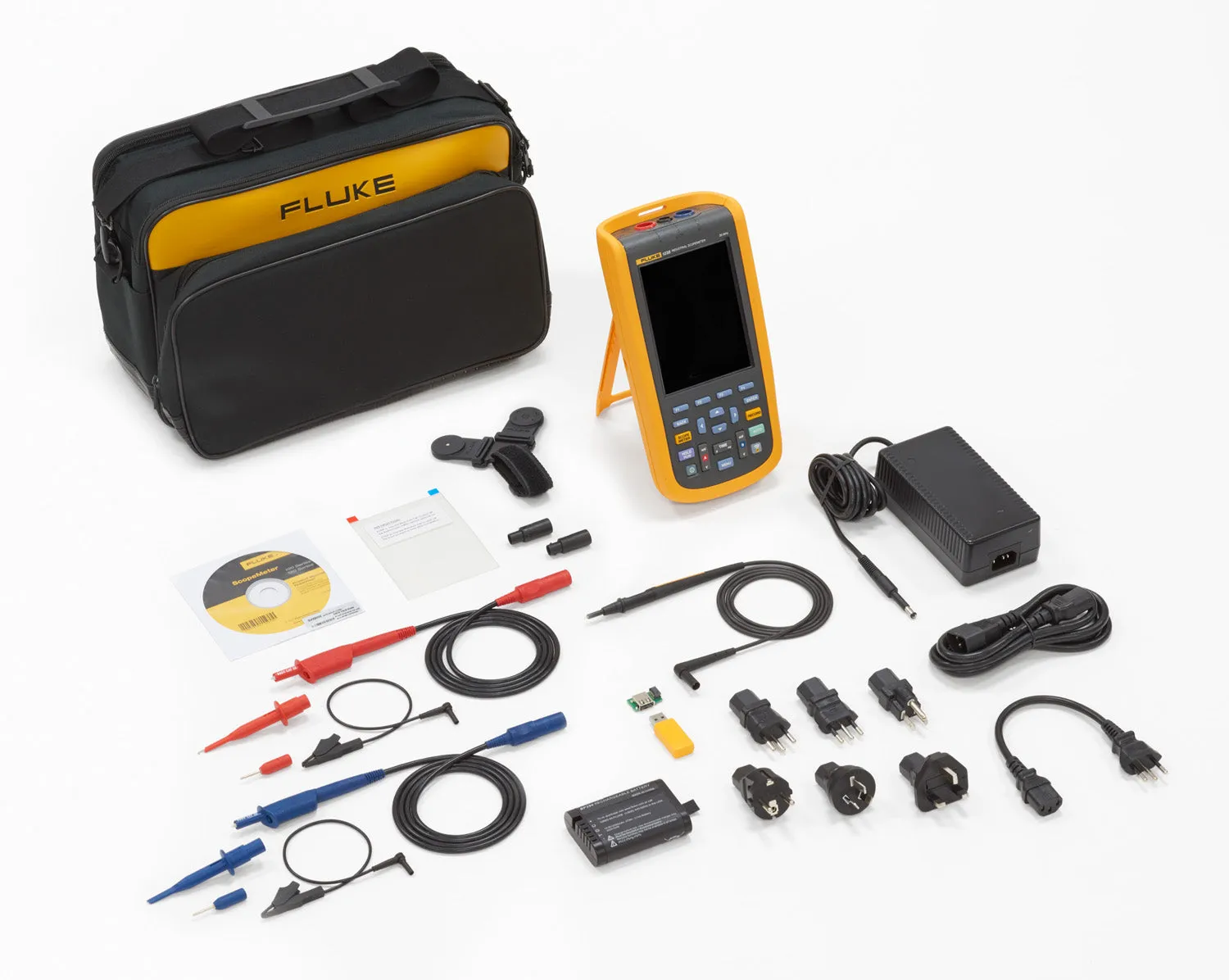 Fluke 123B Industrial ScopeMeter handheld Oscilloscope