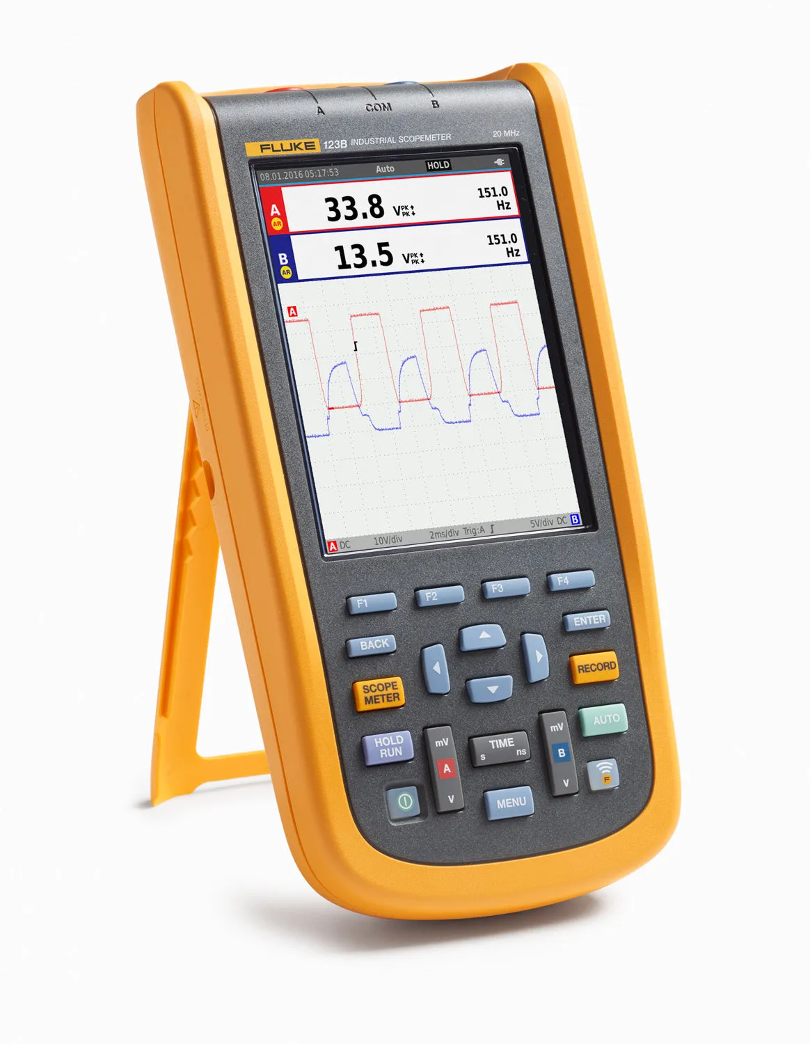Fluke 123B Industrial ScopeMeter handheld Oscilloscope