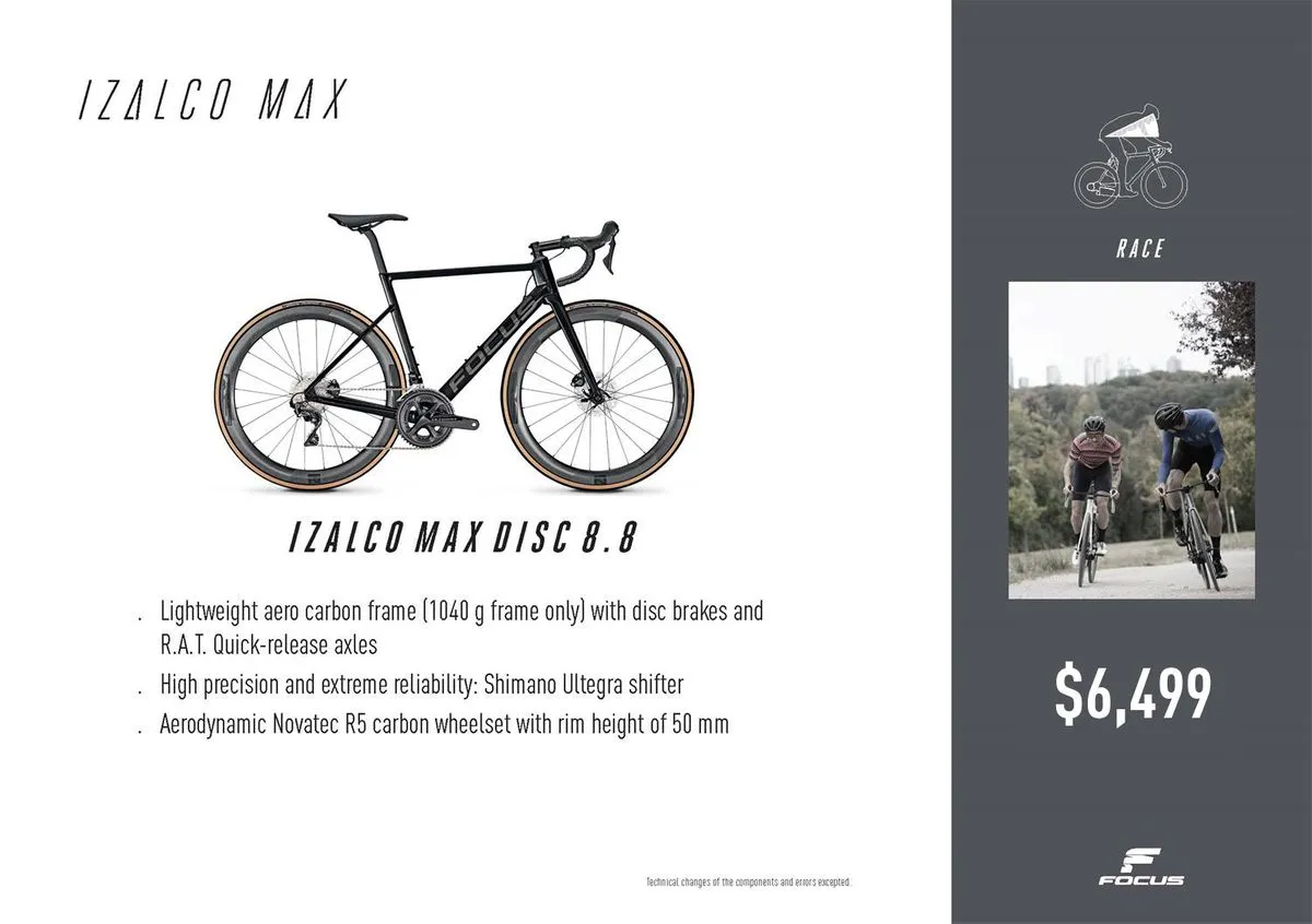 Focus - IZALCO MAX DISC 8.8