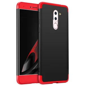 For HUAWEI Honor 6X/GR5 2017 3 in 1 Hybrid Hard Case Full Body 360 Degree Protection Back Cover  Red black red
