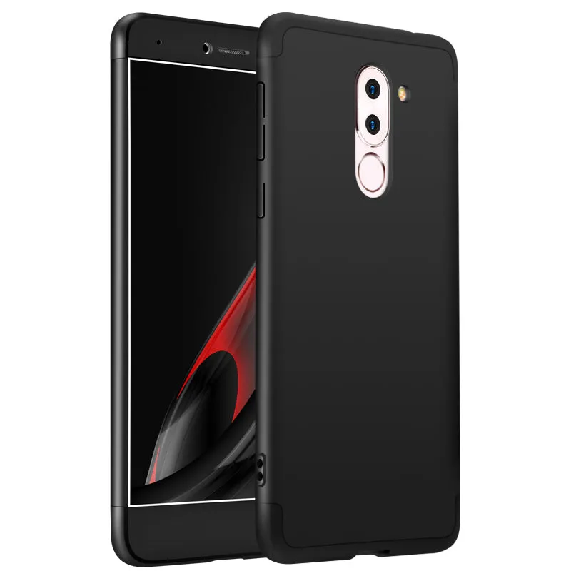 For HUAWEI Honor 6X/GR5 2017 3 in 1 Hybrid Hard Case Full Body 360 Degree Protection Back Cover  Red black red