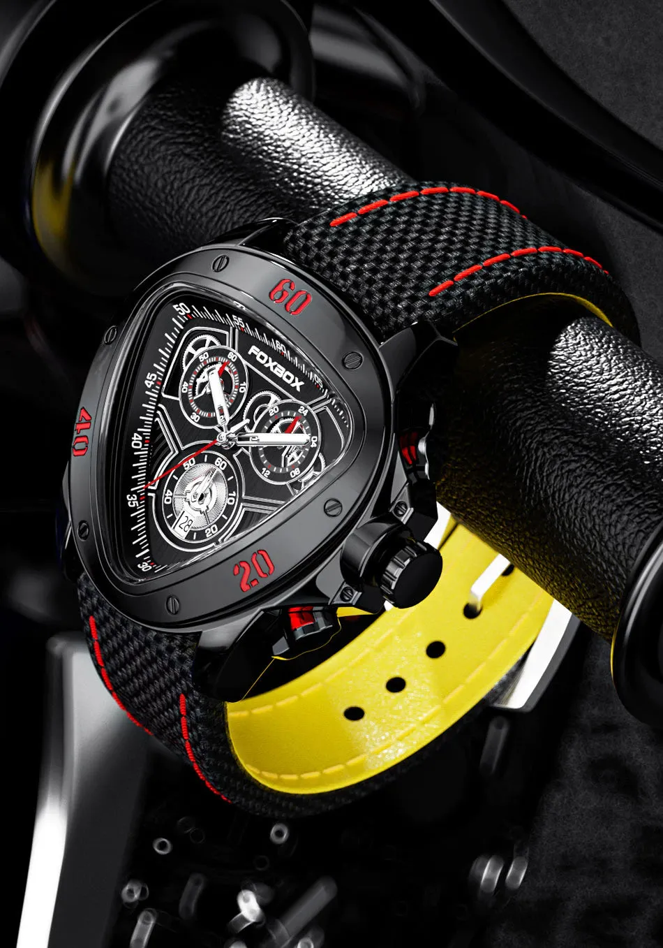 FOXBOX Luxury Quartz Waterproof Chronograph Watch | Foxbox 01